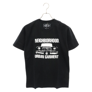 ネイバーフッド(NEIGHBORHOOD)のNEIGHBORHOOD ネイバーフッド URBAN GARMENT C-TEE アーバンガーメントプリントロゴ半袖Tシャツ ブラック 181PCNHST20(Tシャツ/カットソー(半袖/袖なし))