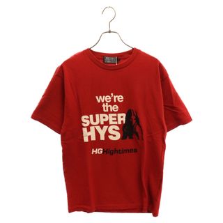 ヒステリックグラマー(HYSTERIC GLAMOUR)のHYSTERIC GLAMOUR ヒステリックグラマー 22SS FRONT PRINT LOGO TEE フロントプリントロゴ 半袖Tシャツ レッド 02222CT10(Tシャツ/カットソー(半袖/袖なし))