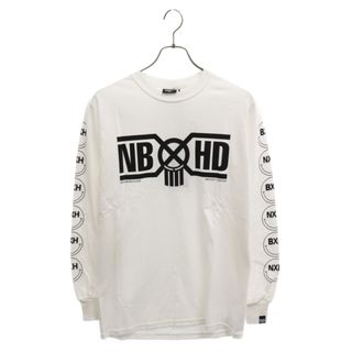 ネイバーフッド(NEIGHBORHOOD)のNEIGHBORHOOD ネイバーフッド 21AW ×BOUNTY HUNTER TEE ×バウンティーハンター プリントロゴ長袖Tシャツ ホワイト 212BHBHN-LTM01S(Tシャツ/カットソー(七分/長袖))