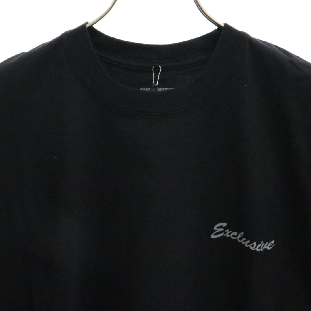 NEIGHBORHOOD(ネイバーフッド)のNEIGHBORHOOD ネイバーフッド 22AW NH LOGO TEE プリントロゴ半袖Tシャツ ブラック 222PCNH-ST04 メンズのトップス(Tシャツ/カットソー(半袖/袖なし))の商品写真