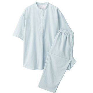 MUJI (無印良品) - 無印良品　五分袖パジャマ　レディースＭサイズ