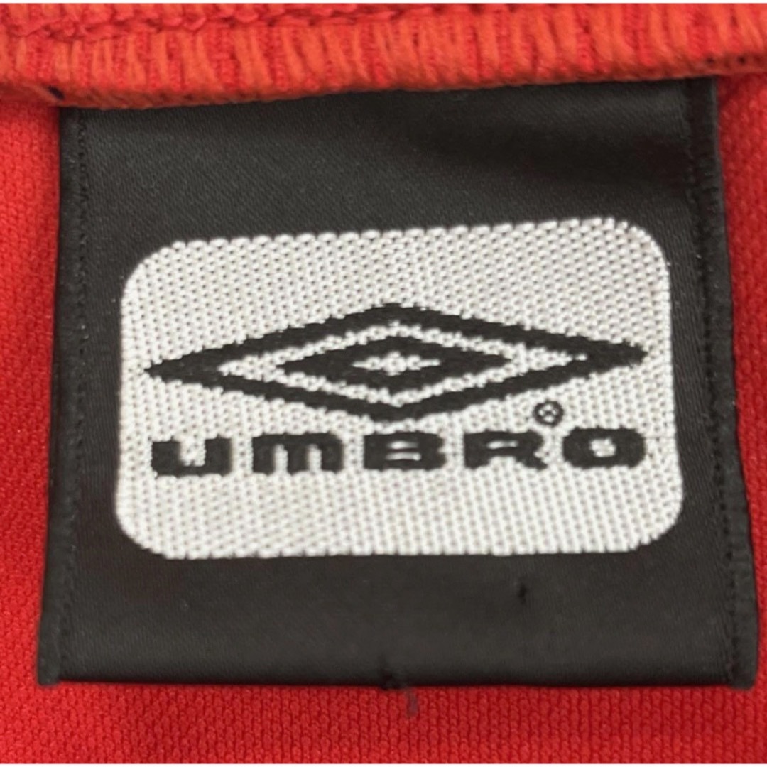 UMBRO(アンブロ)のセットアップ UMBLO アンブロ シャツ&パンツ 赤 XL ゆるだぼ 日本製 スポーツ/アウトドアのサッカー/フットサル(ウェア)の商品写真