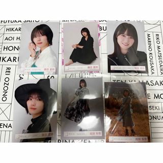 サクラザカフォーティシックス(櫻坂46)の櫻坂46 生写真 藤吉夏鈴　増本綺良　尾関梨香(アイドルグッズ)