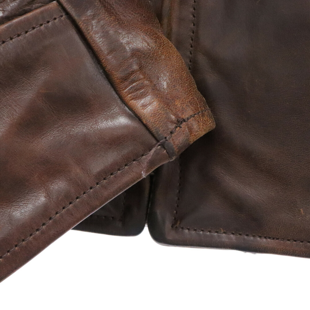Aero Leather エアロレザー 噛ん 肉厚 レザージャケット 40 Aero Leather エアロレザー 噛ん 肉厚 レザージャケット 40