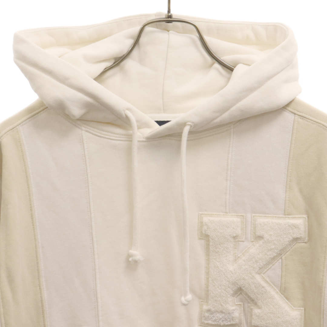 KITH キス 22AW William 3パネル ドッキング フロントパッチ プルオーバーパーカー ホワイト/ベージュ 22-070-060-0018-4-0 メンズのトップス(パーカー)の商品写真