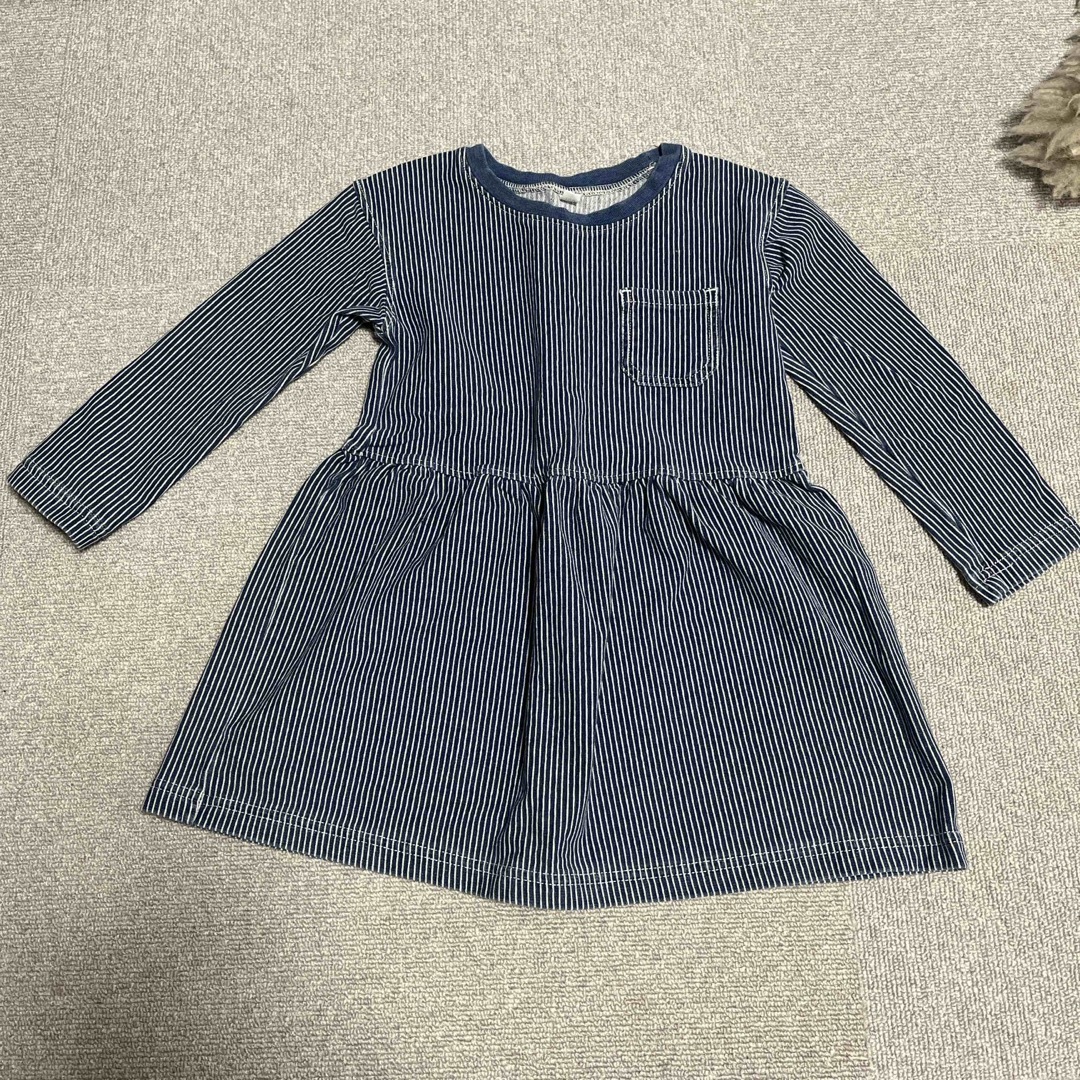 MUJI (無印良品)(ムジルシリョウヒン)の無印良品　子供服　ワンピース キッズ/ベビー/マタニティのキッズ服女の子用(90cm~)(ワンピース)の商品写真