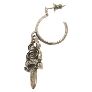 クロムハーツ(Chrome Hearts)のCHROME HEARTS クロムハーツ No5 DAGGER #5 ダガーフープピアス シルバー(ピアス(片耳用))