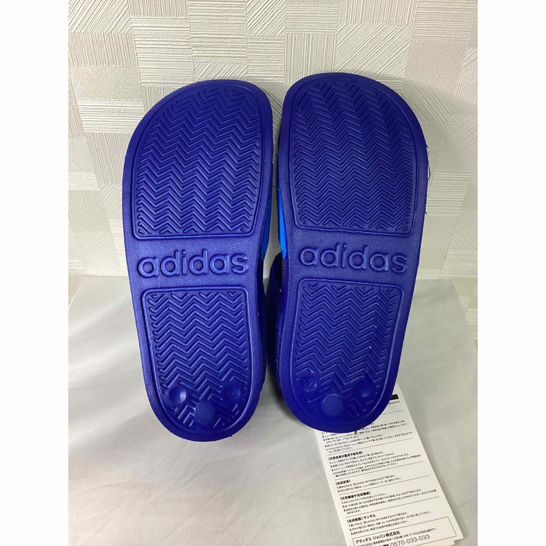 adidas(アディダス)の★新品未使用タグ付き★　アディダス　キッズサンダル　ブルー　18㎝ キッズ/ベビー/マタニティのキッズ靴/シューズ(15cm~)(サンダル)の商品写真