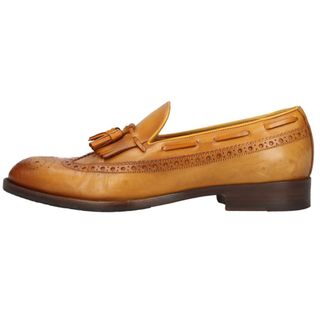 グッチ(Gucci)のGUCCI グッチ Wingtip Tassel Loafers ウィングチップタッセルローファー ブラウン7 295177(その他)