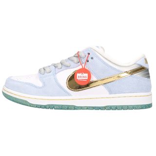 ナイキ(NIKE)のNIKE SB ナイキエスビー DUNK LOW SEAN CLIVER DC9936-100 ダンク ショーンクライバー ローカットスニーカー ホワイト/ブルー US8.5/26.5cm(スニーカー)