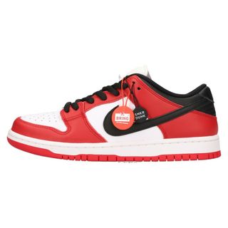 ナイキ(NIKE)のNIKE SB ナイキエスビー SB DUNK LOW PRO CHICAGO BQ6817-600 ダンク ローカットスニーカー シカゴ US8.5/26.5cm ホワイト/レッド/ブラック(スニーカー)