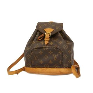 ルイヴィトン(LOUIS VUITTON)の【4hc3598】ルイヴィトン リュックサック/モノグラム/ミニモンスリ/M51137/ブラウン【中古】レディース(リュック/バックパック)