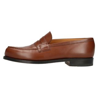 J.M.WESTON ジェイエムウエストン SIGNATURE LOAFER シグネチャー コインローファー ブラウン UK7/25.5cm 41-182-180-1F(ドレス/ビジネス)