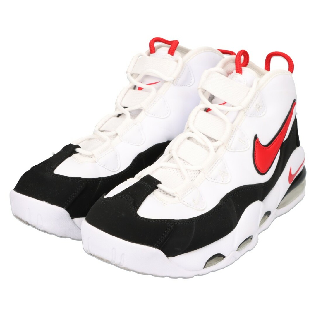 NIKE(ナイキ)のNIKE ナイキ AIR MORE UPTEMPO 95 エア モア アップテンポ 95 ハイカットスニーカー ホワイト/レッド/ブラック US8.5/26.5cm CK0892-101 メンズの靴/シューズ(スニーカー)の商品写真