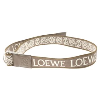 ロエベ(LOEWE)のLOEWE ロエベ D RING BELT 332315 Dリング ロングリバーシブルベルト アナグラムロゴ ベージュ/ブラウン(ベルト)