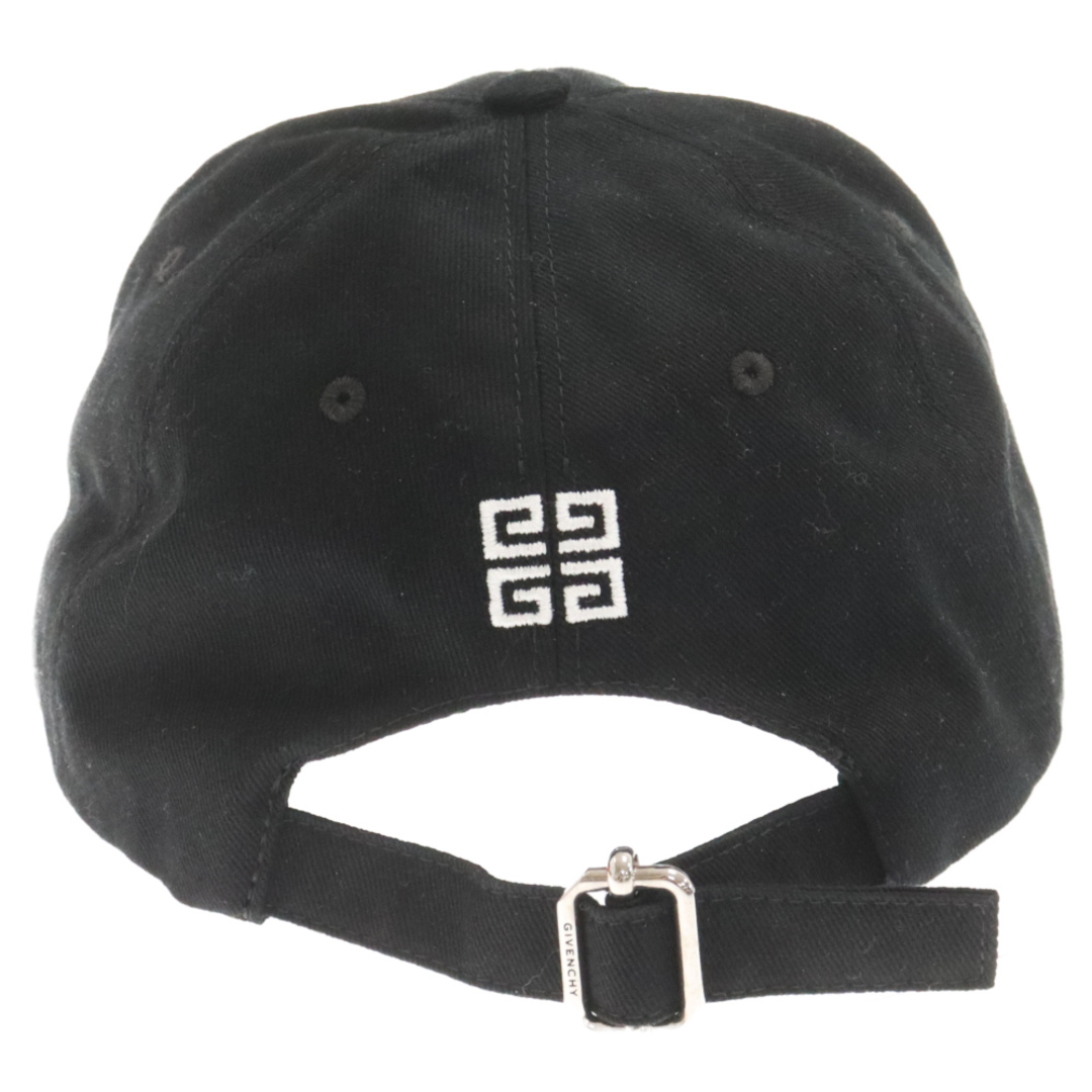 GIVENCHY(ジバンシィ)のGIVENCHY ジバンシィ EMBROIDERY LOGO BASEBALL CAP BPZ022POPU エンブロイダリー ロゴ刺繍 ベースボールキャップ ブラック メンズの帽子(キャップ)の商品写真