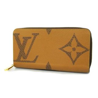 ルイヴィトン(LOUIS VUITTON)の【4hc3668】ルイヴィトン 長財布/モノグラム・ジャイアントリバース/ジッピーウォレット/M69353/ブラウン【中古】メンズ/レディース/ユニセックス(財布)