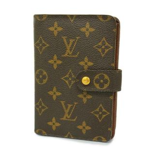 ルイヴィトン(LOUIS VUITTON)の【4hc3669】ルイヴィトン 財布/モノグラム/ポルトパピエジップ/M61207/ブラウン【中古】メンズ/レディース/ユニセックス(財布)