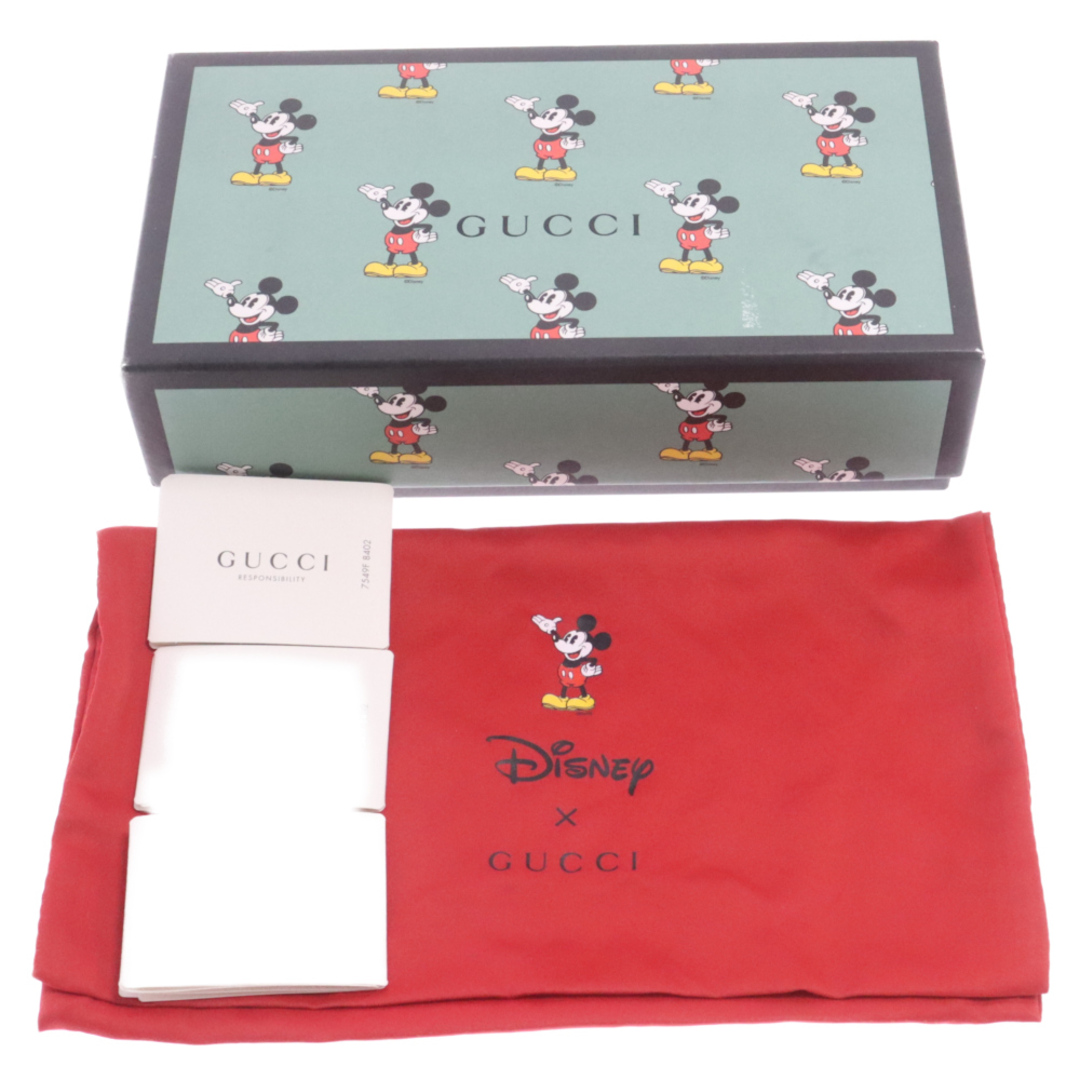 Gucci(グッチ)のGUCCI グッチ ディズニー コラボ ミッキーマウス 二つ折り長財布 ミニGGスプリーム レザー PVCコーティング ブラウン 602530 メンズのファッション小物(長財布)の商品写真