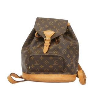 LOUIS VUITTON - 【4hc3712】ルイヴィトン リュックサック/モノグラム/モンスリMM/M51136/ブラウン【中古】レディース