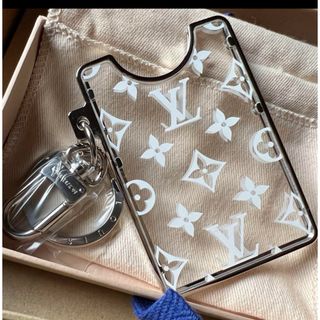 LOUIS VUITTON - LV ルイ ヴィトン ポルトクレ プリズム ID カードケース チャーム