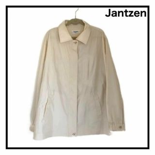 【Jantzen】　ナイロンジャケット　レディース　ベージュ　薄手　春秋　L