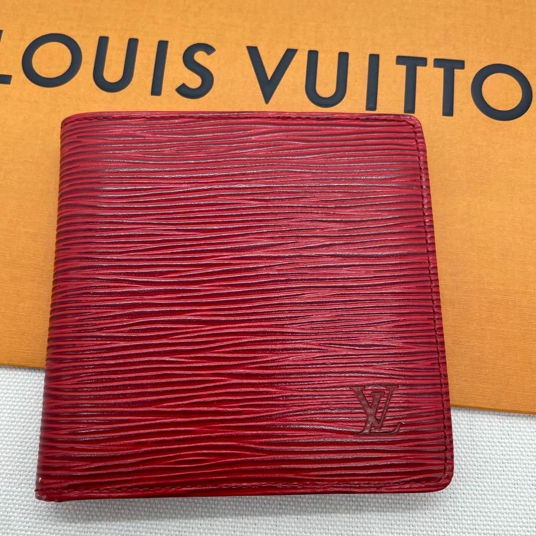 LOUIS VUITTON(ルイヴィトン)の90 ルイヴィトン  ポルトフォイユ マルコ　エピ  二つ折り財布  M6354 レディースのファッション小物(財布)の商品写真