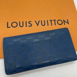 ルイヴィトン(LOUIS VUITTON)の91  ルイ・ヴィトン　ダミエ ネイビー　ポルトフォイユ・ブラザ(財布)