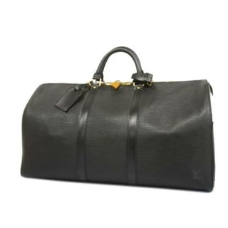 ルイヴィトン(LOUIS VUITTON)の【4hc3806】ルイヴィトン ボストンバッグ/エピ/キーポル50/M42962/ノワール【中古】メンズ/レディース/ユニセックス(ボストンバッグ)