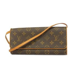 ルイヴィトン(LOUIS VUITTON)の【4hc3808】ルイヴィトン ショルダーバッグ/モノグラム/ポシェットツインGM/M51852/ブラウン【中古】レディース(ショルダーバッグ)