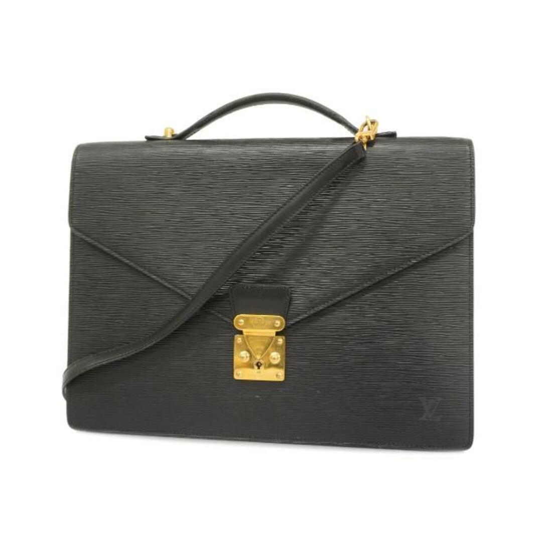 LOUIS VUITTON(ルイヴィトン)の【4hc3809】ルイヴィトン ブリーフケース/エピ/ポルトドキュマンバンドリエール/M54462/ノワール【中古】メンズ/レディース/ユニセックス メンズのバッグ(ビジネスバッグ)の商品写真