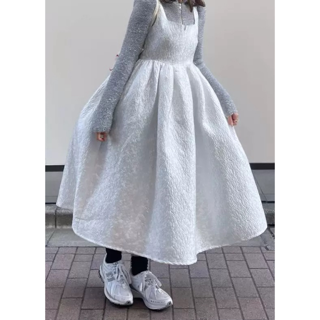 Bibiy. LACEY DRESS シルバー レディースのワンピース(その他)の商品写真