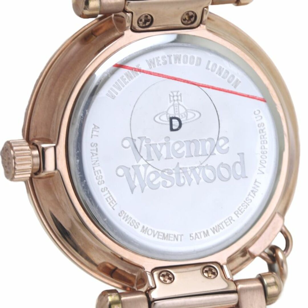 Vivienne Westwood(ヴィヴィアンウエストウッド)のVivienne Westwood ヴィヴィアンウエストウッド マザーホーブ VV006PBRRS【電池交換済】 ステンレススチール レディース/130133【中古】【腕時計】 レディースのファッション小物(腕時計)の商品写真