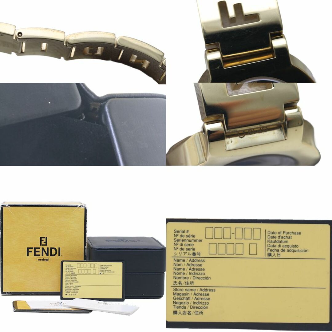 FENDI(フェンディ)のFENDI フェンディ ステラ LIMITED 3060L 限定モデル GP(ゴールドメッキ） レディース/130135【中古】【腕時計】 レディースのファッション小物(腕時計)の商品写真