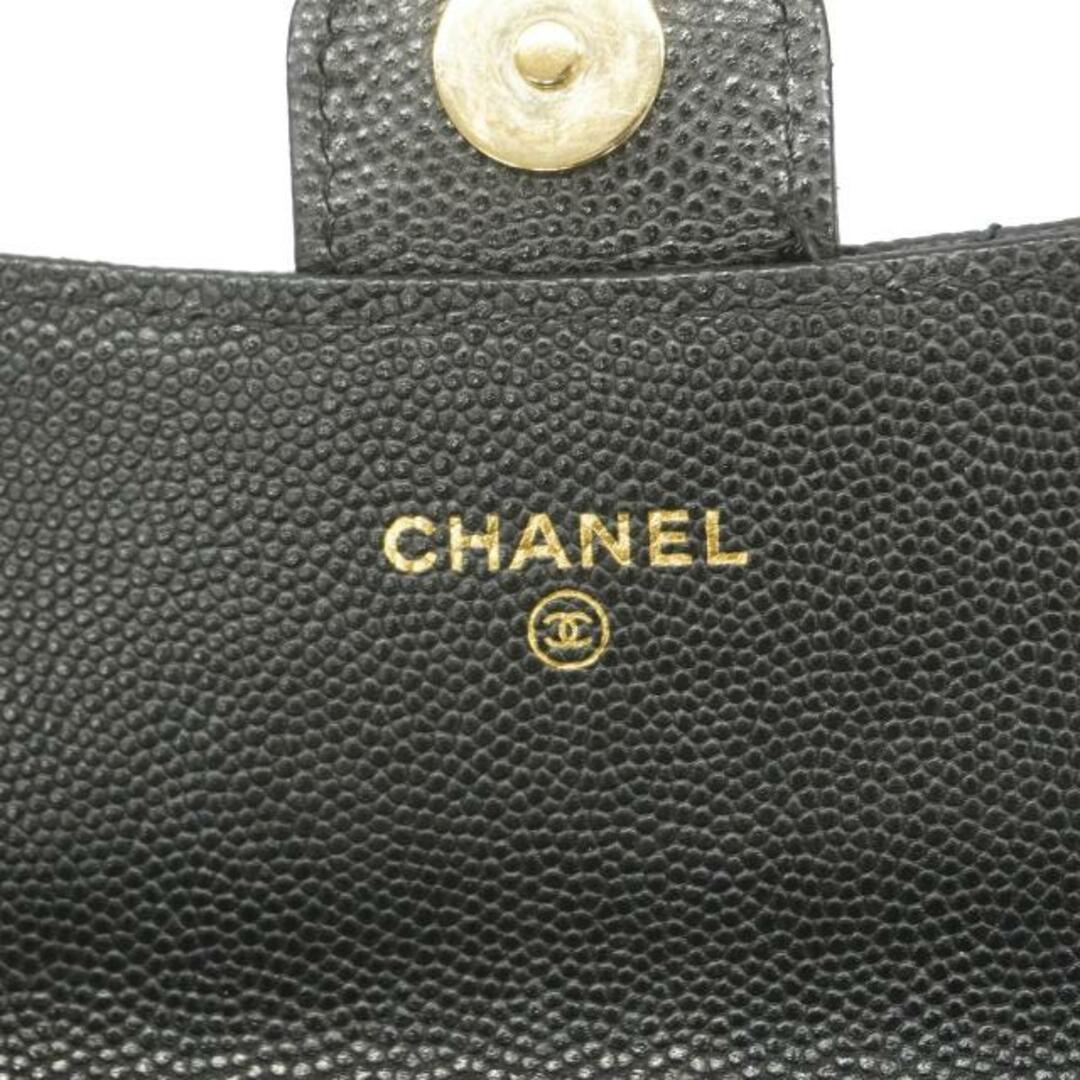 CHANEL(シャネル)の【4hc3834】シャネル ショルダーバッグ/マトラッセ/チェーンショルダー/キャビアスキン/ブラック/シャンパンゴールド金具 【中古】 レディース レディースのバッグ(ショルダーバッグ)の商品写真