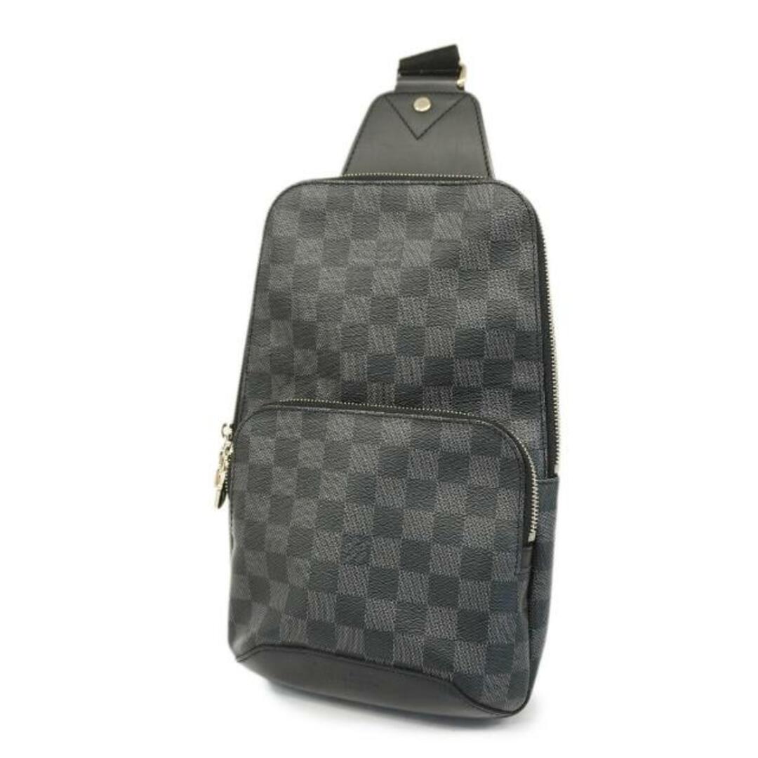 LOUIS VUITTON(ルイヴィトン)の【4hc3838】ルイヴィトン ボディバッグ/ダミエ・グラフィット/アヴェニュースリングバッグ/N41719/ブラック/グレー【中古】メンズ メンズのバッグ(ボディーバッグ)の商品写真