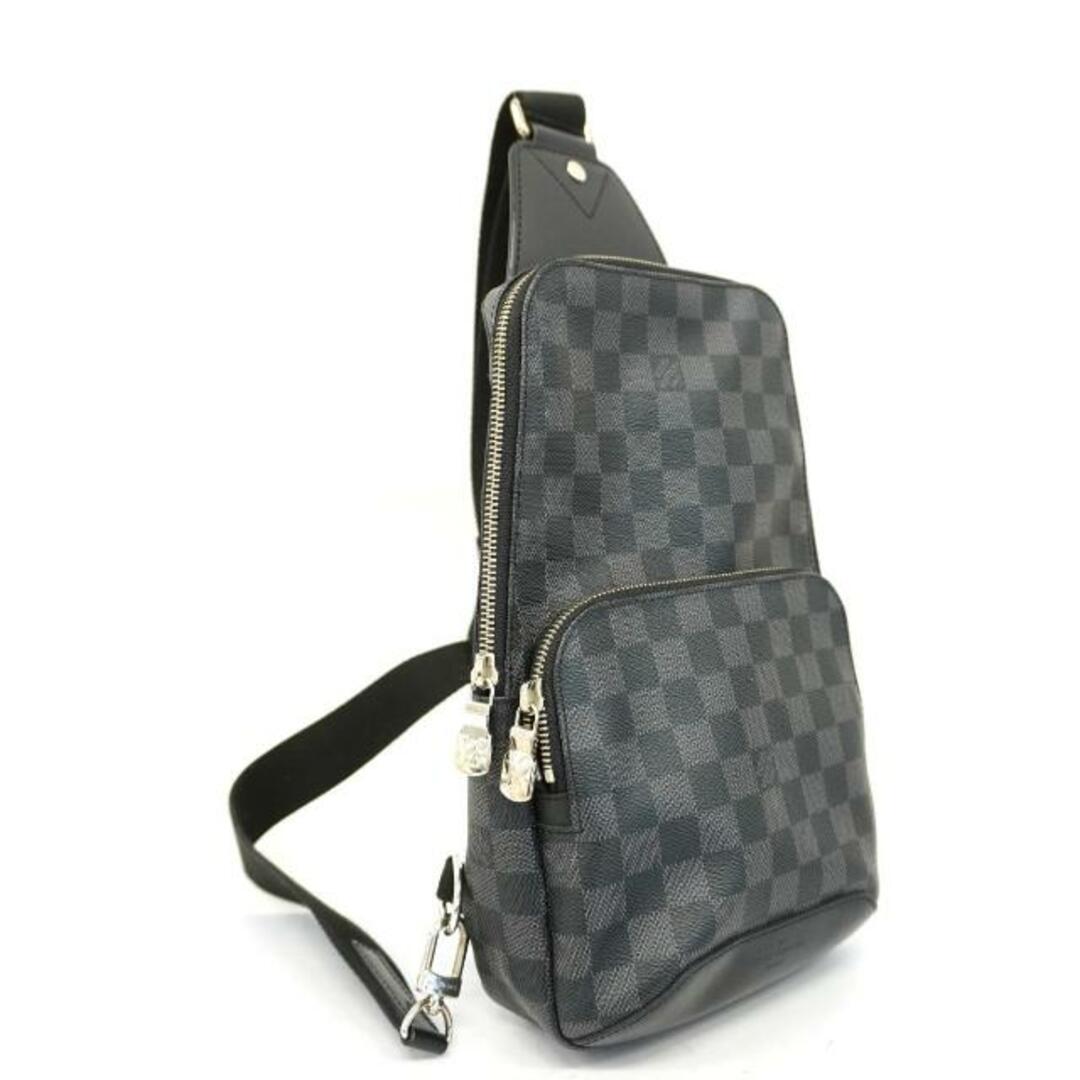 LOUIS VUITTON(ルイヴィトン)の【4hc3838】ルイヴィトン ボディバッグ/ダミエ・グラフィット/アヴェニュースリングバッグ/N41719/ブラック/グレー【中古】メンズ メンズのバッグ(ボディーバッグ)の商品写真