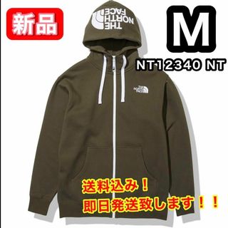 ザノースフェイス(THE NORTH FACE)の【新品】ノースフェイス NT12340NT リアビューフルジップフーディ M(パーカー)