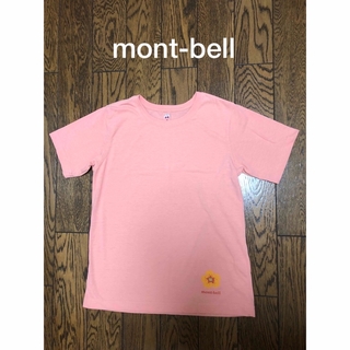 モンベルのTシャツ　ピンク