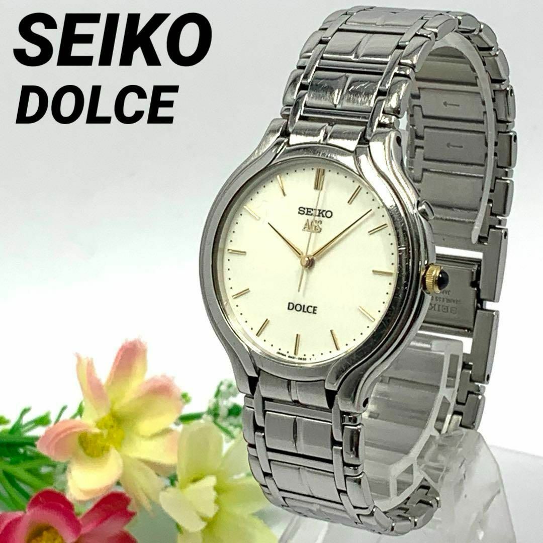 SEIKO(セイコー)の183 SEIKO セイコー DOLCE メンズ 腕時計 AGS ビンテージ メンズの時計(腕時計(アナログ))の商品写真