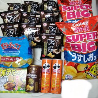 ポテトチップス　ポテチ　堅あげ　ポテトスナック　プリングルス　白トリュフ(菓子/デザート)