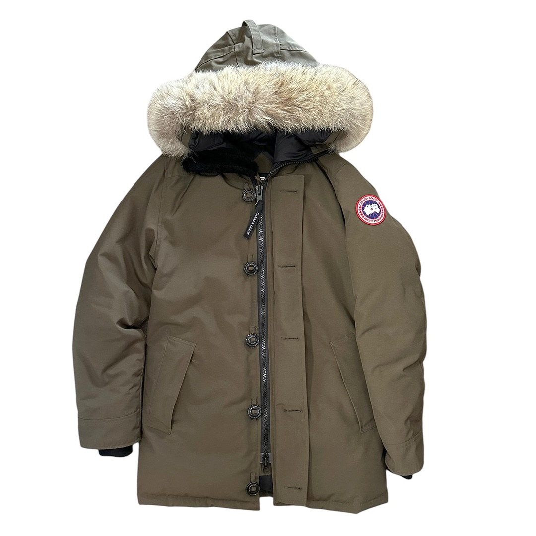 CANADA GOOSE(カナダグース)のCANADA GOOSE カナダグース JASPER PARKA ジャスパー パーカダウンコート コヨーテ カーキ 3438JM R サイズM メンズのジャケット/アウター(ダウンジャケット)の商品写真