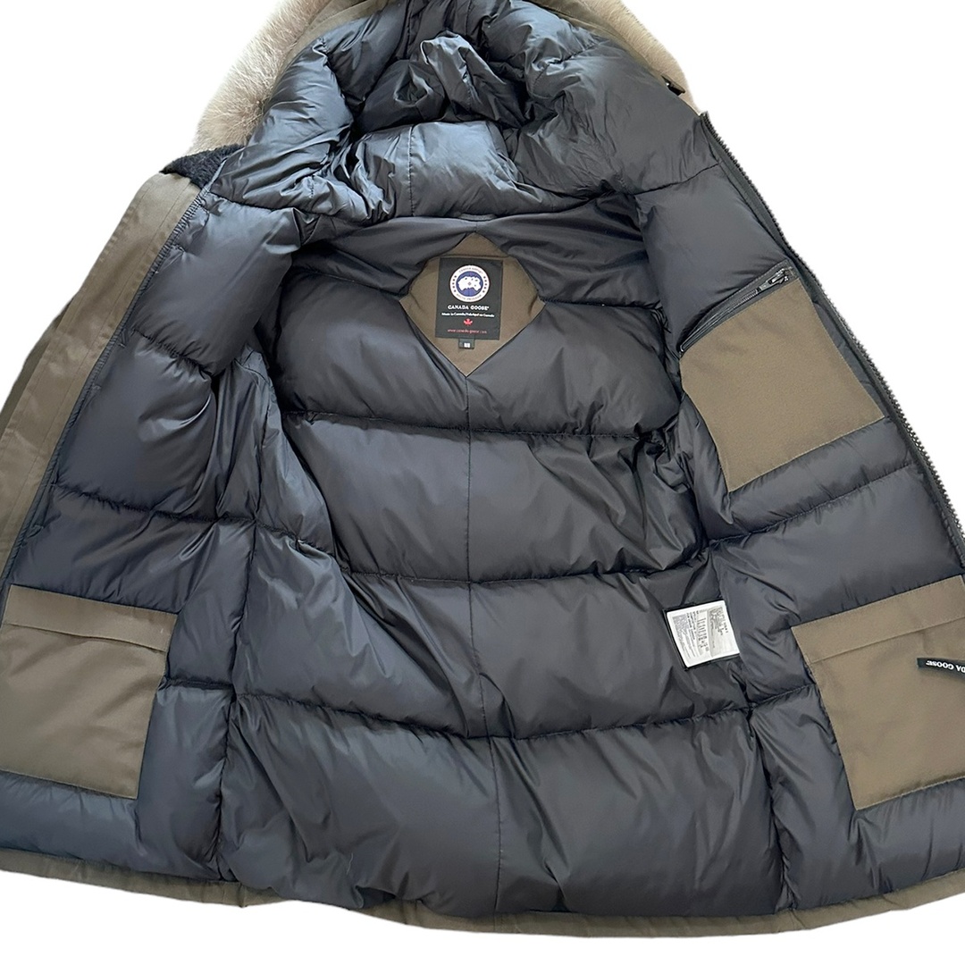 CANADA GOOSE(カナダグース)のCANADA GOOSE カナダグース JASPER PARKA ジャスパー パーカダウンコート コヨーテ カーキ 3438JM R サイズM メンズのジャケット/アウター(ダウンジャケット)の商品写真