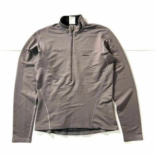 パタゴニア(patagonia)のパタゴニア レディース CAPILENE ブラウン プルオーバー ハーフジップ(ブルゾン)