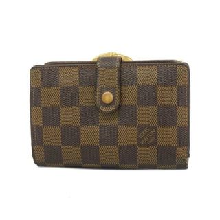 ルイヴィトン(LOUIS VUITTON)の【4hc3441】ルイヴィトン 財布/ダミエ/ポルトフォイユヴィエノワ/N61674/エベヌ【中古】レディース(財布)