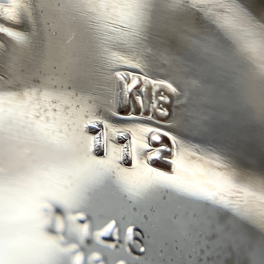 メレダイヤ デザインリング 19号 K18 【中古】 メンズのアクセサリー(リング(指輪))の商品写真