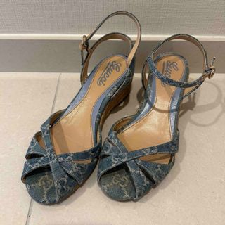 GUCCI デニム サンダル ３６（２３㎝）