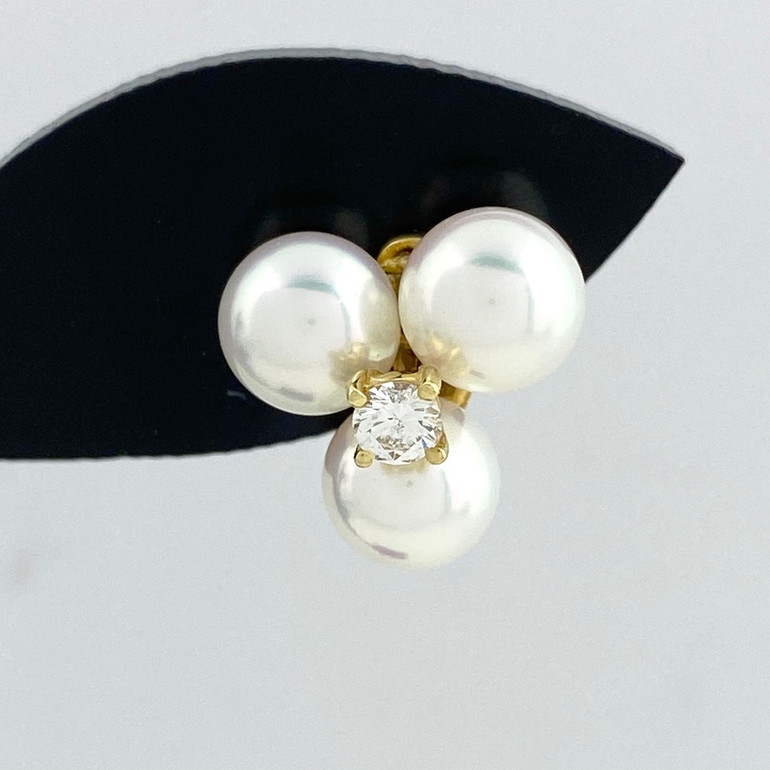 MIKIMOTO(ミキモト)のミキモト パール デザインリング K18 【中古】 レディースのアクセサリー(イヤリング)の商品写真