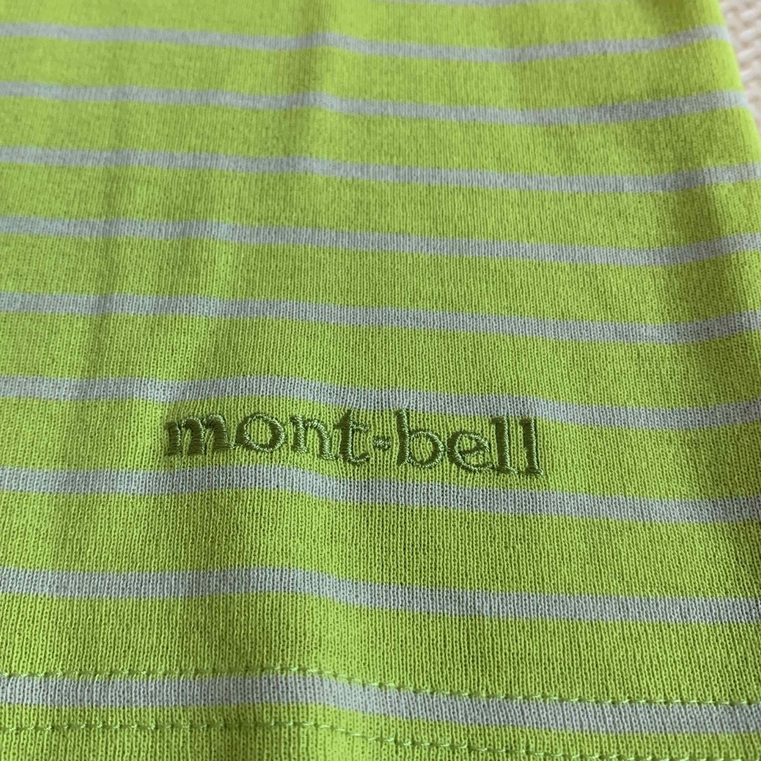 mont bell(モンベル)のmont-bell モンベル ウイックロン ボーダー T レディースM レディースのトップス(Tシャツ(半袖/袖なし))の商品写真