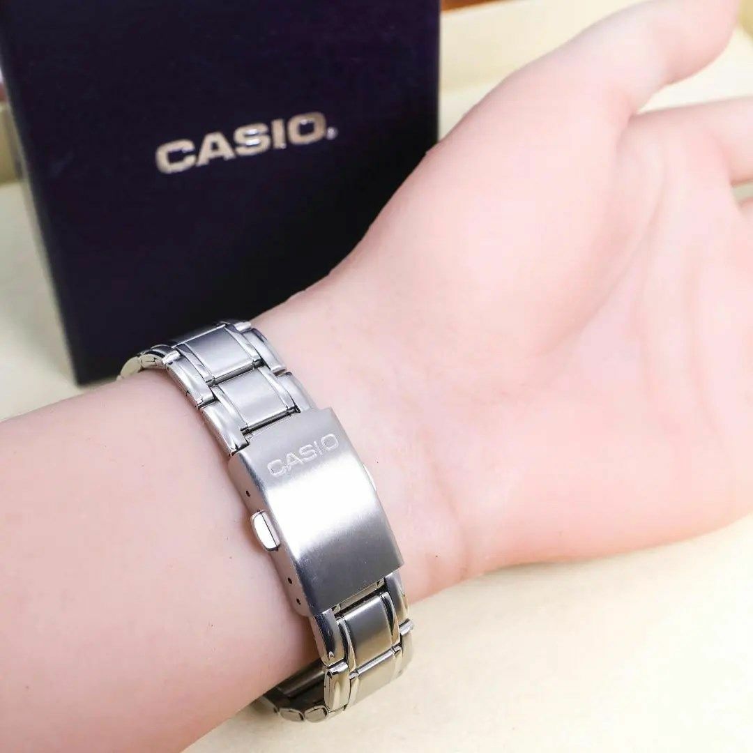 CASIO(カシオ)の◆美品 稼働  CASIO 腕時計 10気圧防水 レディース 新品電池 b レディースのファッション小物(腕時計)の商品写真